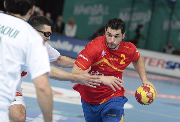 Alberto Entrerríos España Algeria Campeonato del mundo Balonmano 2013