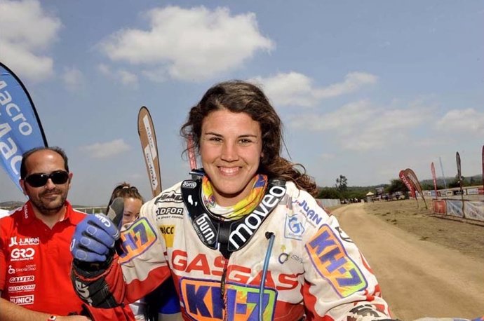 La piloto española Laia Sanz, ganadora del Dakar