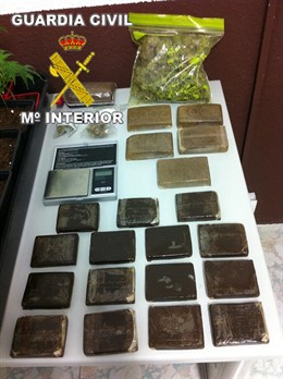 Bolsas con marihuana