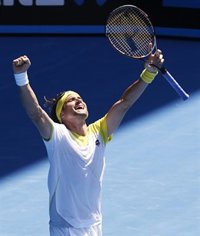 Tenis/Australia.- Ferrer y Almagro se enfrentarán en cuartos de final