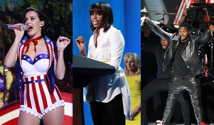 Katy Perry, Michelle Obama, Usher