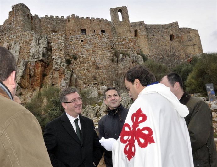 Marín visita el Sacro Convento y Castillo de Calatrava La Nueva en Aldea del Rey