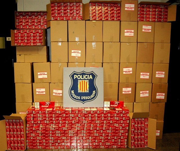 Tabaco intervenido en La Seu d'Urgell