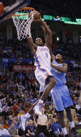 Serge Ibaka en el Oklahoma City Thunder - Denver Nuggets