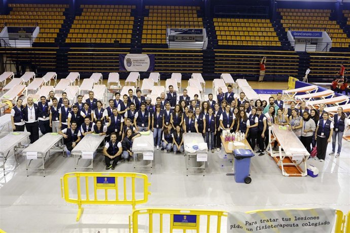 Fisios que participaron en la Gran Canaria Maratón 2013