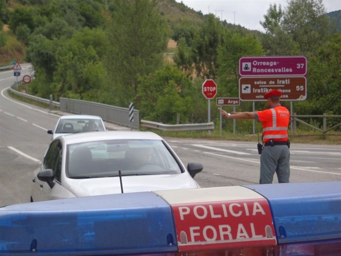 Control De La Policía Foral.