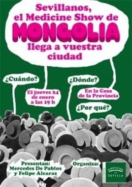 Cartel anunciador de 'Mongolia' de la Casa de la Provincia