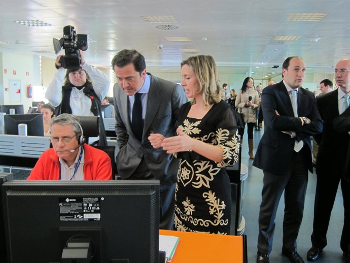 El consejero de Transporte visita instalaciones de Metro