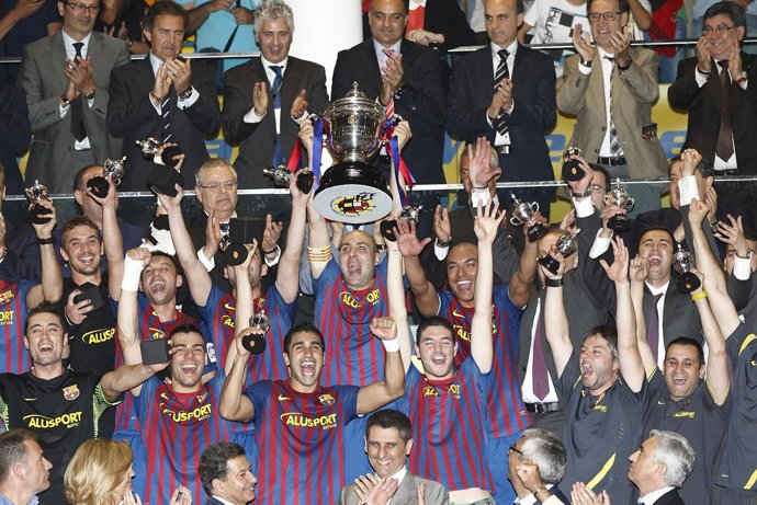 El FC Barcelona Alusport Se Proclama Campeón De La Copa Del Rey De Fútbol Sala