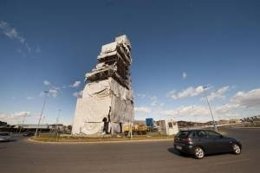El temporal de viento provoca medio centenar de intervenciones en Cartagena 