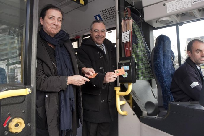 Carmen Ruiz y  Fermín Llaguno 