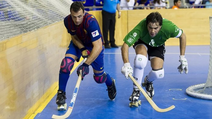 El jugador del FC Barcelona Sergi Panadero