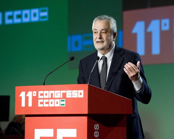 Presidente de la Junta, José Antonio Griñán participa en el Congreso de CCOO-A