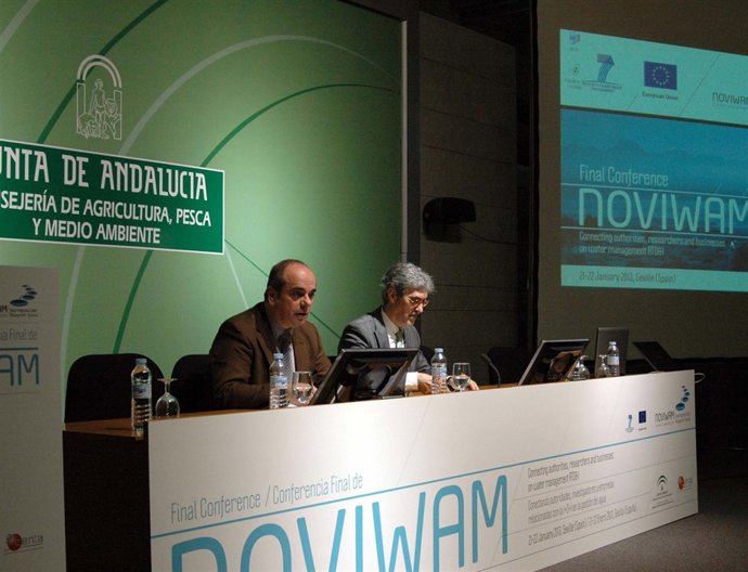 Conferencia de clausura del proyecto Noviwam en Sevilla