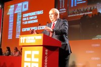 Carbonero insta al sindicato a conseguir "cimientos sólidos" en las empresas y optimizar los recursos