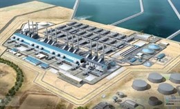 Desaladora que Acciona construirá en Al Jubail (Arabia Saudí)