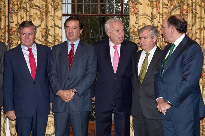 García-Margallo con la Directiva del Círculo de Empresarios Vascos