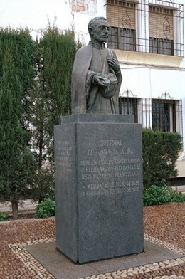 Busto del Padre Cristóbal de Santa Catalina erigido en Córdoba