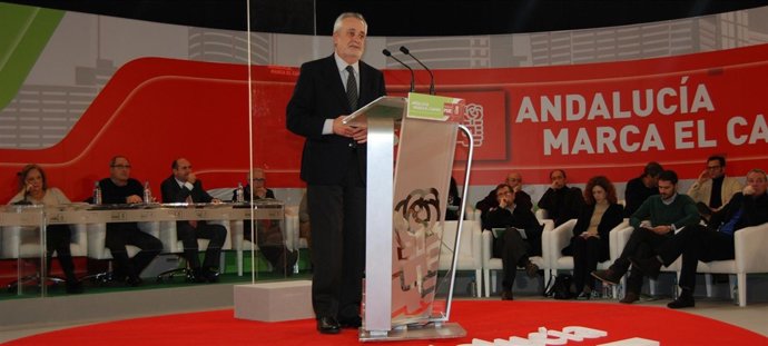 Griñán en el Comité Director del PSOE-A