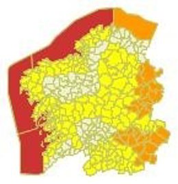 Alerta para el 22 de enero en Galicia