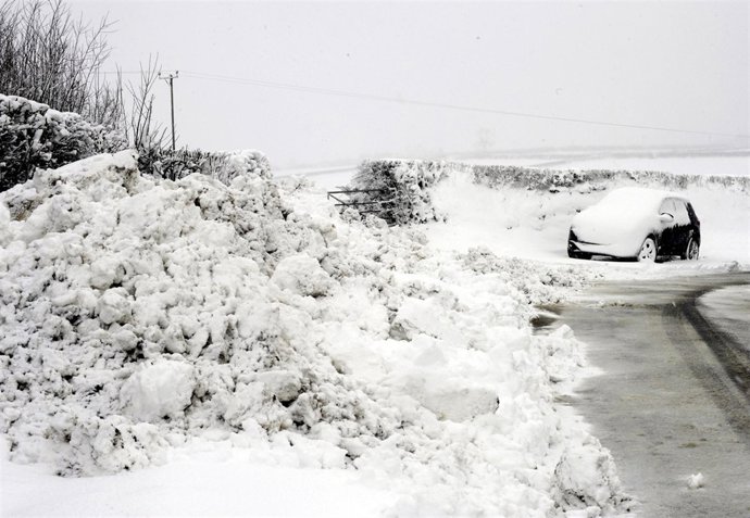 Temporal de nieve en Europa