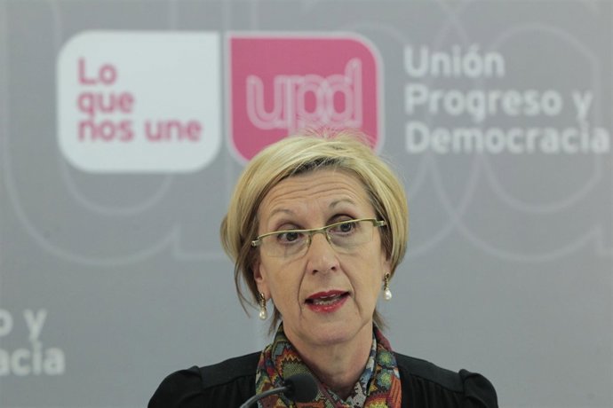 Rosa Díez, portavoz de UPyD 