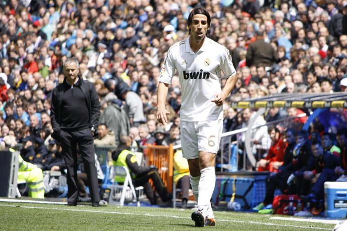 Sami Khedira Jose Mourinho Real Madrid