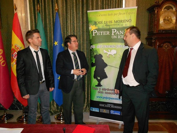 Presentación del musical de Peter Pan sobre hielo