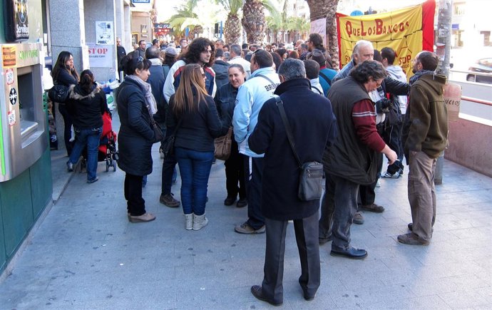 Concentración de Stop Desahucios