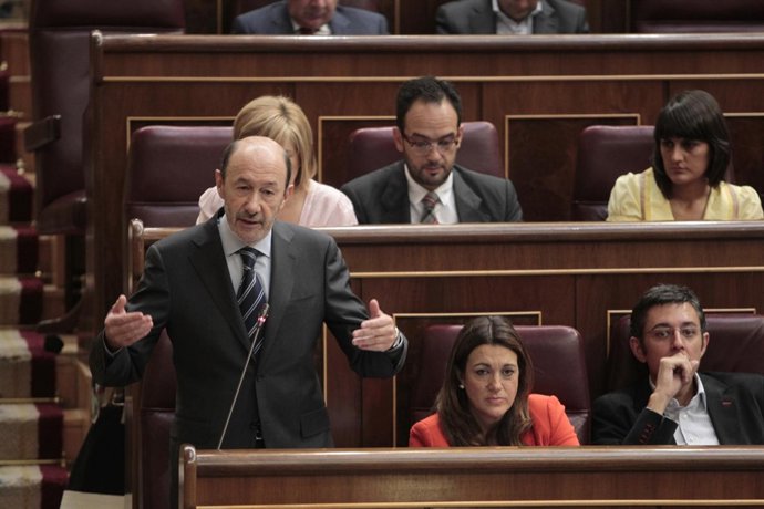 Alfredo Pérez Rubalcaba en el Congreso