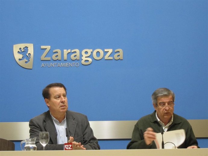 El consejero municpal de Medio Ambiente, Jerónimo Blasco, izquierda