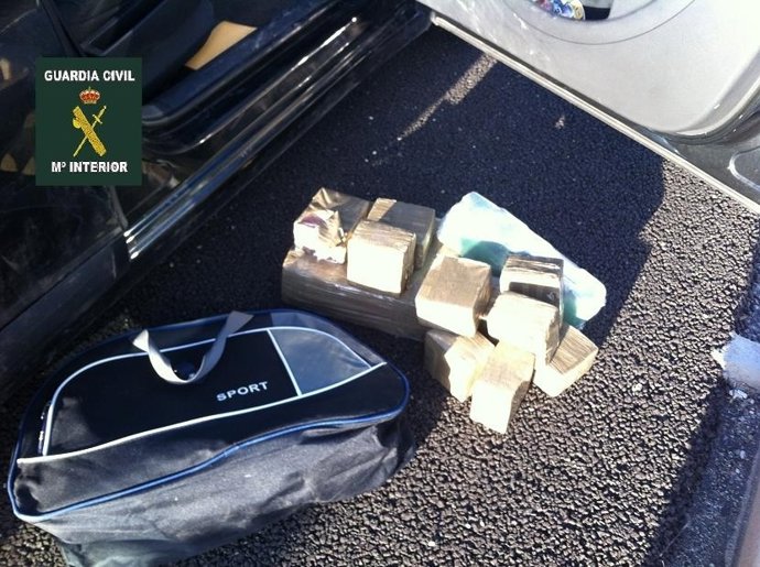 Droga incautada por la Guardia Civil