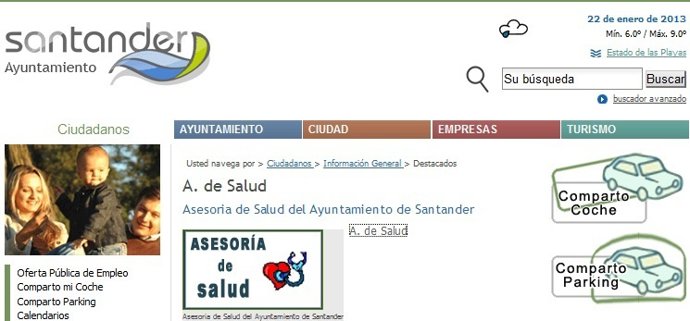 Asesoría salud online Santander