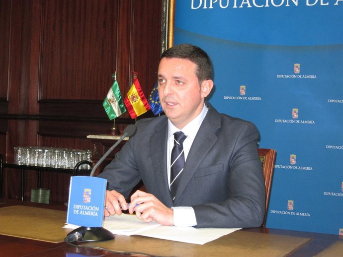 El vicepresidente de la Diputación de Almería, Javier Aureliano García (PP)