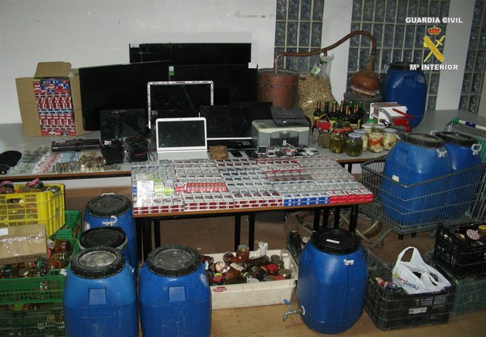 Efectos intervenidos en Torrevieja 