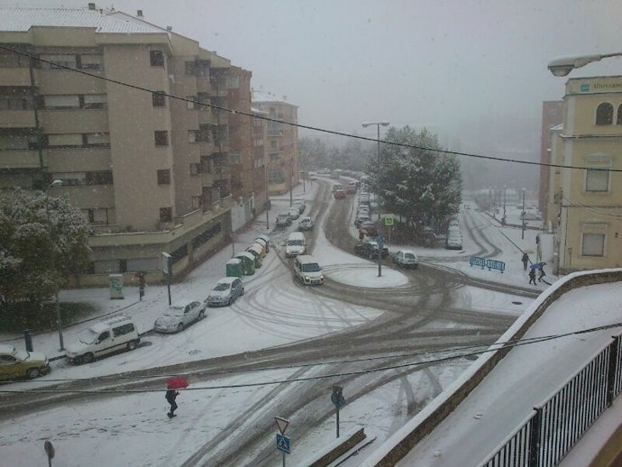 FOTO NIEVE CUENCA, TEMPORAL, FRÍO