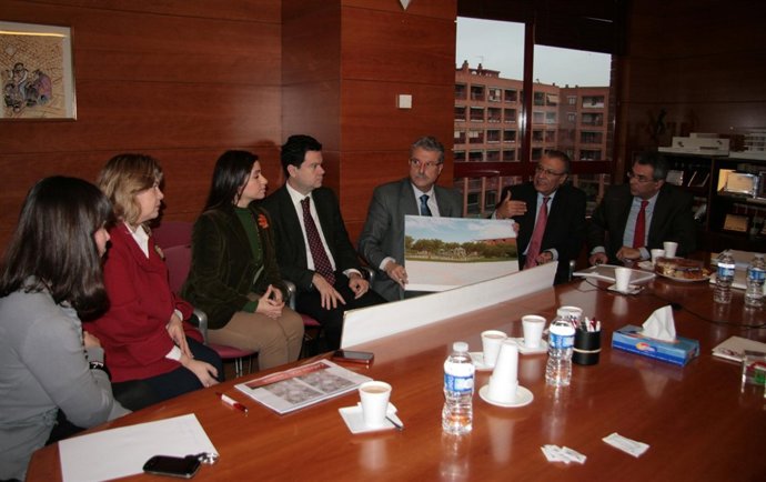 Presentación del proyecto de la Cañada en el Ayuntamiento de Coslada