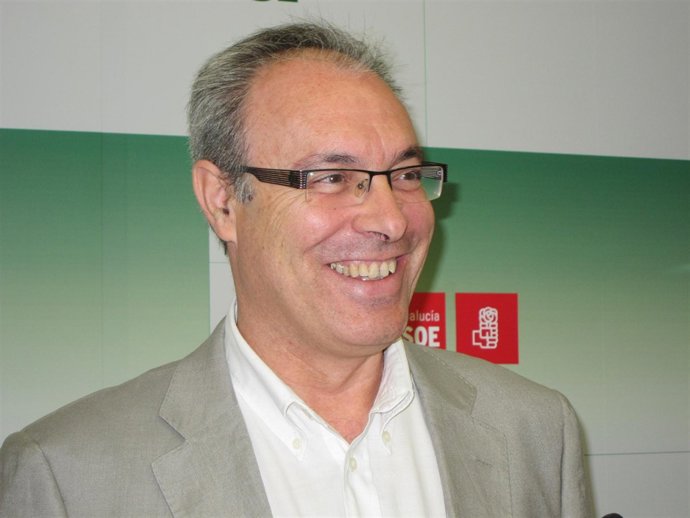 Durán en la sede del PSOE