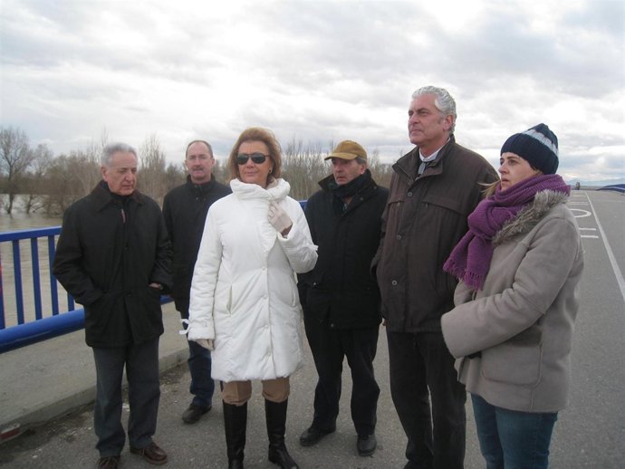Rudi realiza una visita a la zona afectada