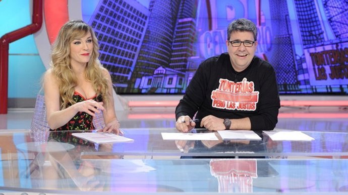 Florentino Fernández y Anna Simon en 'Tonterías las Justas'