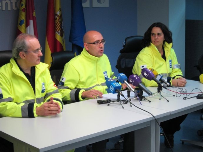 El gerente de Urgencias en rueda de prensa