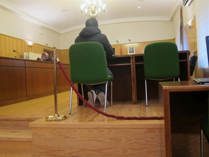 El acusado, durante el juicio celebrado en la Audiencia de Valladolid.