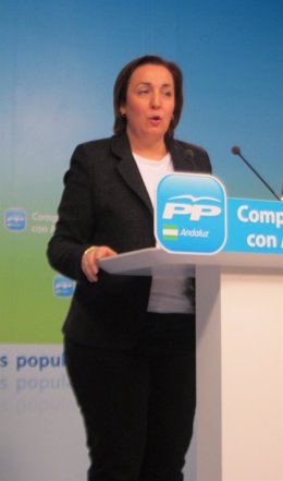 Ana Mª Corredera, vicesecretaria de Organización del PP-A, hoy