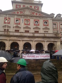 Protesta del naval en Ferrol
