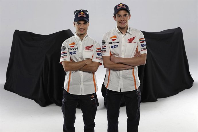 Dani Pedrosa y Marc Márquez, equipo Repsol Honda de MotoGP