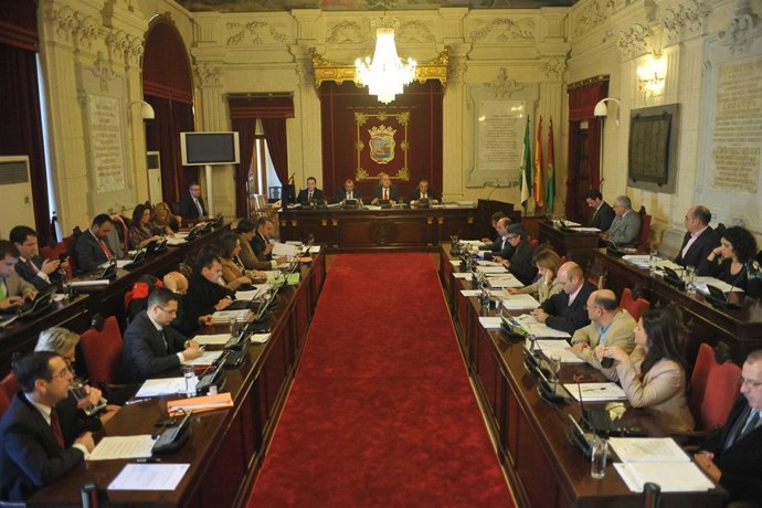 Pleno del Ayuntamiento de Málaga