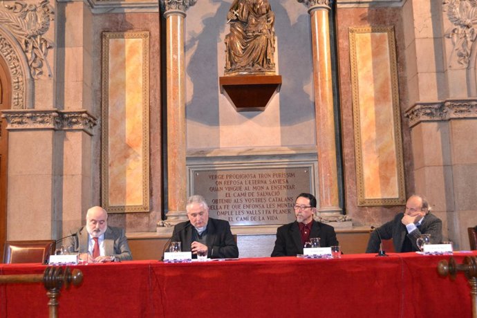 V.Puig (escritor),J.Aymar (period.),E.Sotoo (escultor),A.San Agustín (escritor)