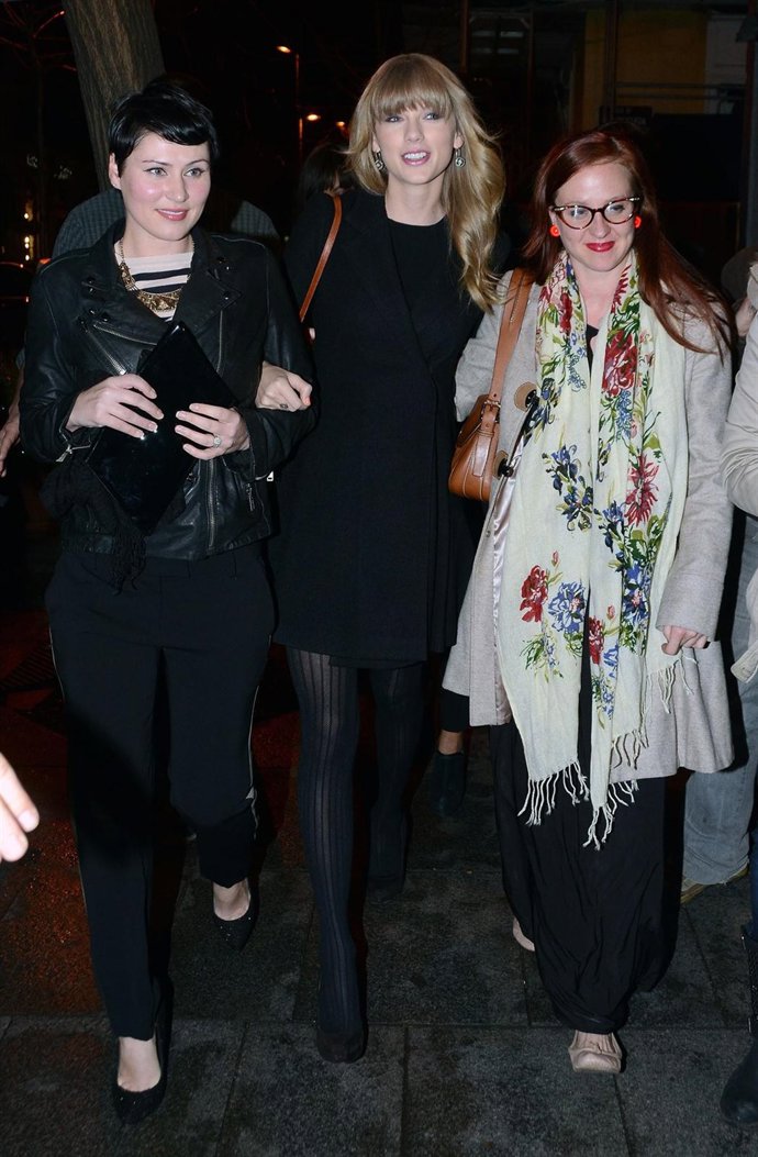 Taylor en un restaurante de Madrid