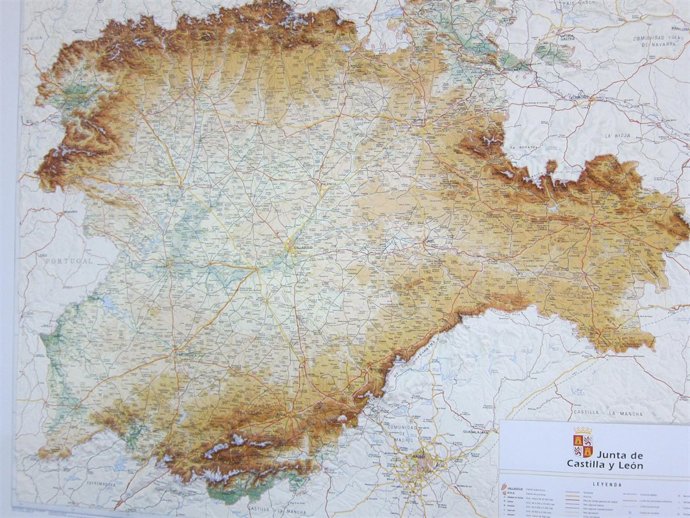 Mapa de Castilla y León
