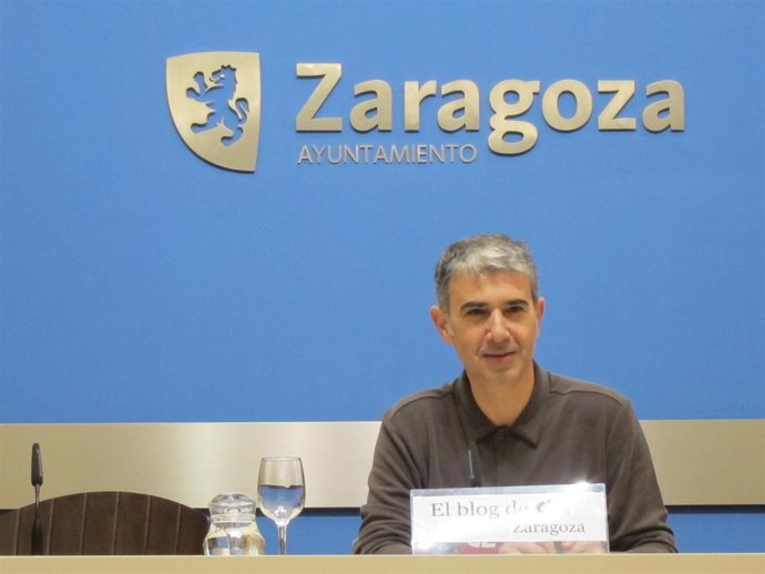 El portavoz del grupo municipal de CHA, Juan Martín